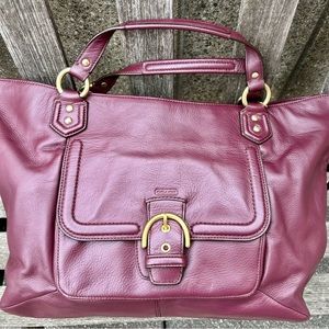 Coach Campbell Carryall "rare" Belle Burgundy